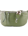 lepelou - leder - Bauchtasche - XXL Bauchtasche CLARA khaki - LPBCLAKHAE
