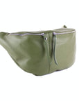lepelou - leder - Bauchtasche - XXL Bauchtasche CLARA khaki - LPBCLAKHAE5