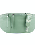 lepelou - leder - Bauchtasche - XXL Bauchtasche CLARA mint - LPBCLAMINE3