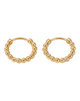 lepelou - leder - Dots Ohrringe gold - LPSODOTGOL