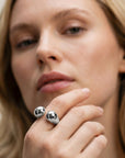 lepelou - leder - Drop Ring silber - LPSRDROPSIL