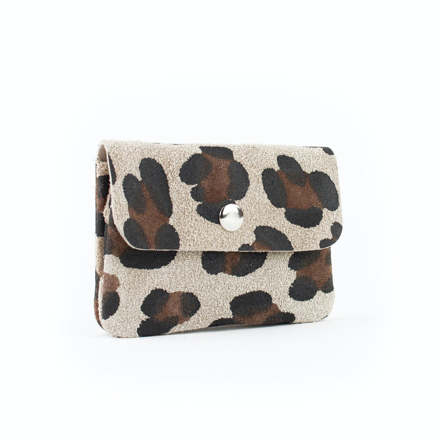 ELISA – Wildleder Geldbörse LEO beige