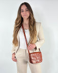 lepelou - leder - ELLA – Leder Umhängetasche cognac - LPHELLCOGE