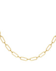 lepelou - leder - Feine Gliederkette gold -