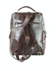 lepelou - leder - GABRIEL – Leder Rucksack dunkelbraun - LPRGABDBRE