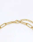 lepelou - leder - Glieder Halskette gold - LPSHGLIGOL