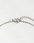 lepelou - leder - Halskette mit Herzchen - Anhänger silber - LPSHHERSIL
