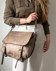 lepelou - leder - Handtaschen - MAJA – Leder Messenger taupe - LPHMAJTAUE