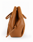 lepelou - leder - Handtaschen - Wildleder Handtasche TARA cognac -
