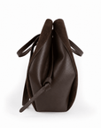 lepelou - leder - Handtaschen - Wildleder Handtasche TARA dunkelbraun -