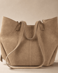 lepelou - leder - Handtaschen - Wildleder Handtasche TESSA beige - LPHTESBEI