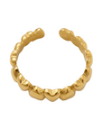 lepelou - leder - Herzchen Ring gold - LPSRHERGOL