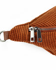 lepelou - leder - IDA Cord Bauchtasche cognac - LPBIDACOG