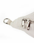 lepelou - leder - IDA Cord Bauchtasche creme - LPBIDACRE