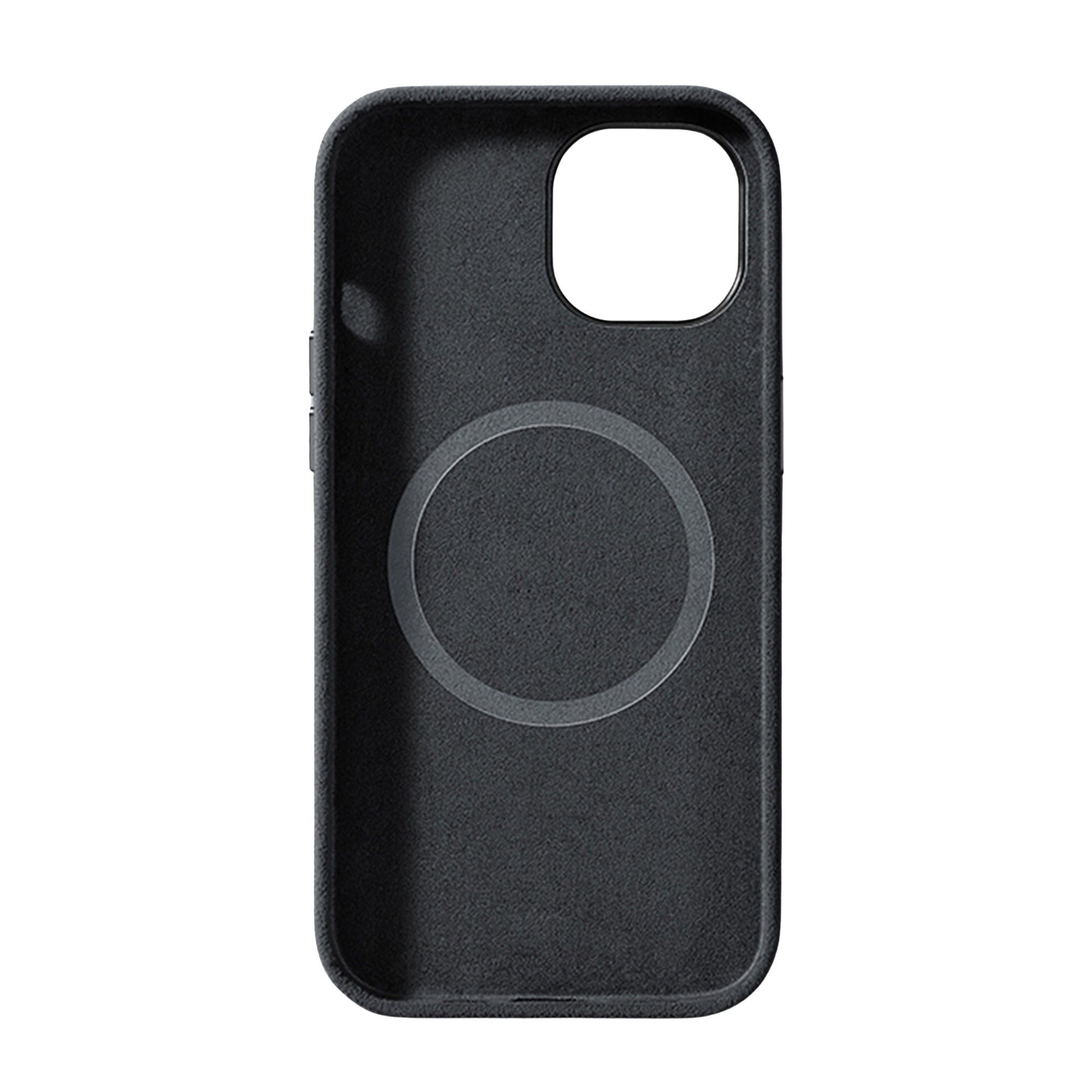 iPhone Handyhülle Alcantara schwarz – lePelou