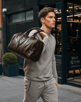 lepelou - leder - JULIAN – Leder Reisetasche braun - LPWJULBRAE