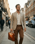 lepelou - leder - Laptoptasche - EMILIO – Leder Aktentasche cognac - LPAEMICOGE