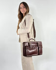 lepelou - leder - Laptoptasche - MARCO – Leder Aktentasche braun - LPAMARBRAE