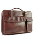lepelou - leder - Laptoptasche - MARCO – Leder Aktentasche braun - LPAMARBRAE
