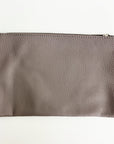lepelou - leder - Leder Kulturbeutel schmal taupe -