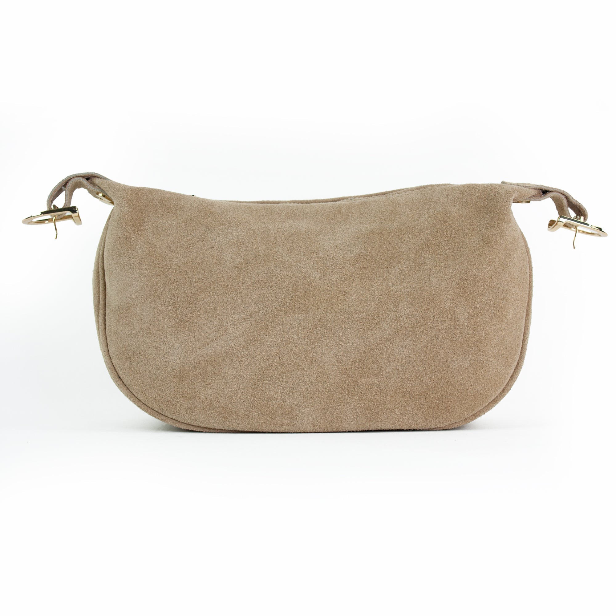 lepelou - leder - MINA – Wildleder Umhängetasche beige - LPHMINBEI