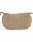 lepelou - leder - MINA – Wildleder Umhängetasche beige - LPHMINBEI