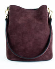 lepelou - leder - Shopper - BECCA – Leder Bucket Bag bordeaux - LPHBECBOR