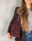 lepelou - leder - Shopper - BECCA – Leder Bucket Bag bordeaux - LPHBECBOR