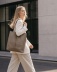 lepelou - leder - Shopper - MIA – Ledershopper taupe - LPHMIATAUE