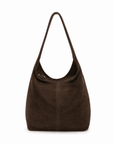 lepelou-leder-Shopper-Wildleder Shopper MILA dunkelbraun -LPHMILADBRE
