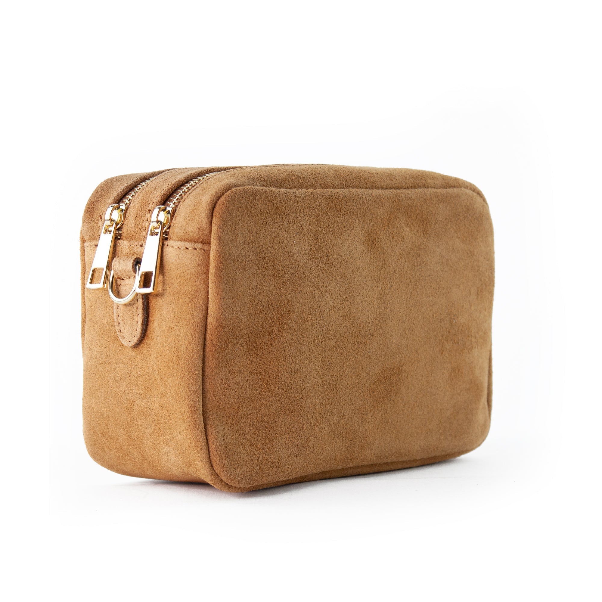 lepelou - leder - VIOLA – Wildleder Umhängetasche cognac - LPHVIOCOG