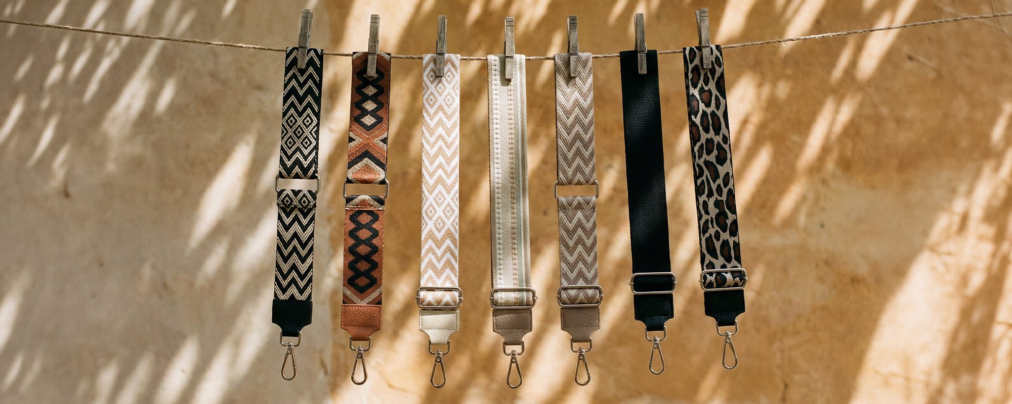 Einfarbige Taschengurte - lePelou