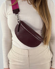TONI Bauchtasche dunkel bordeaux – Small