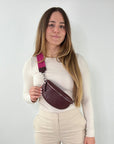 TONI Bauchtasche dunkel bordeaux – Small