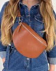 TONI Bauchtasche cognac – Large