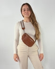 TONI Bauchtasche cognac – Medium