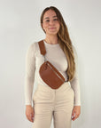 TONI Bauchtasche cognac – Medium