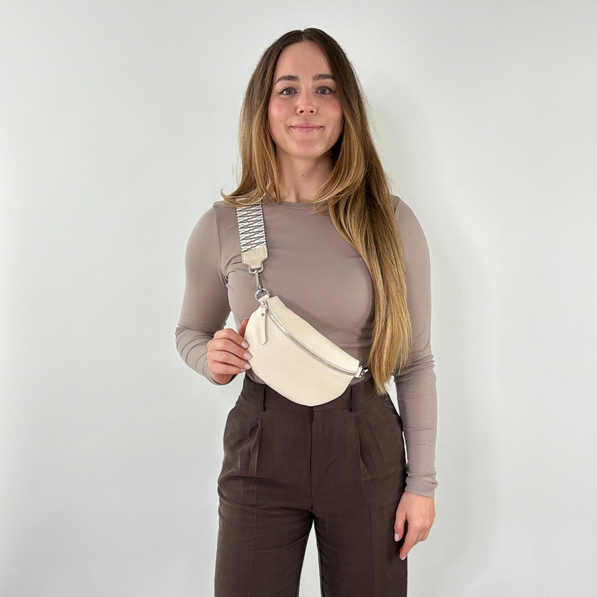 TONI Bauchtasche creme – Small