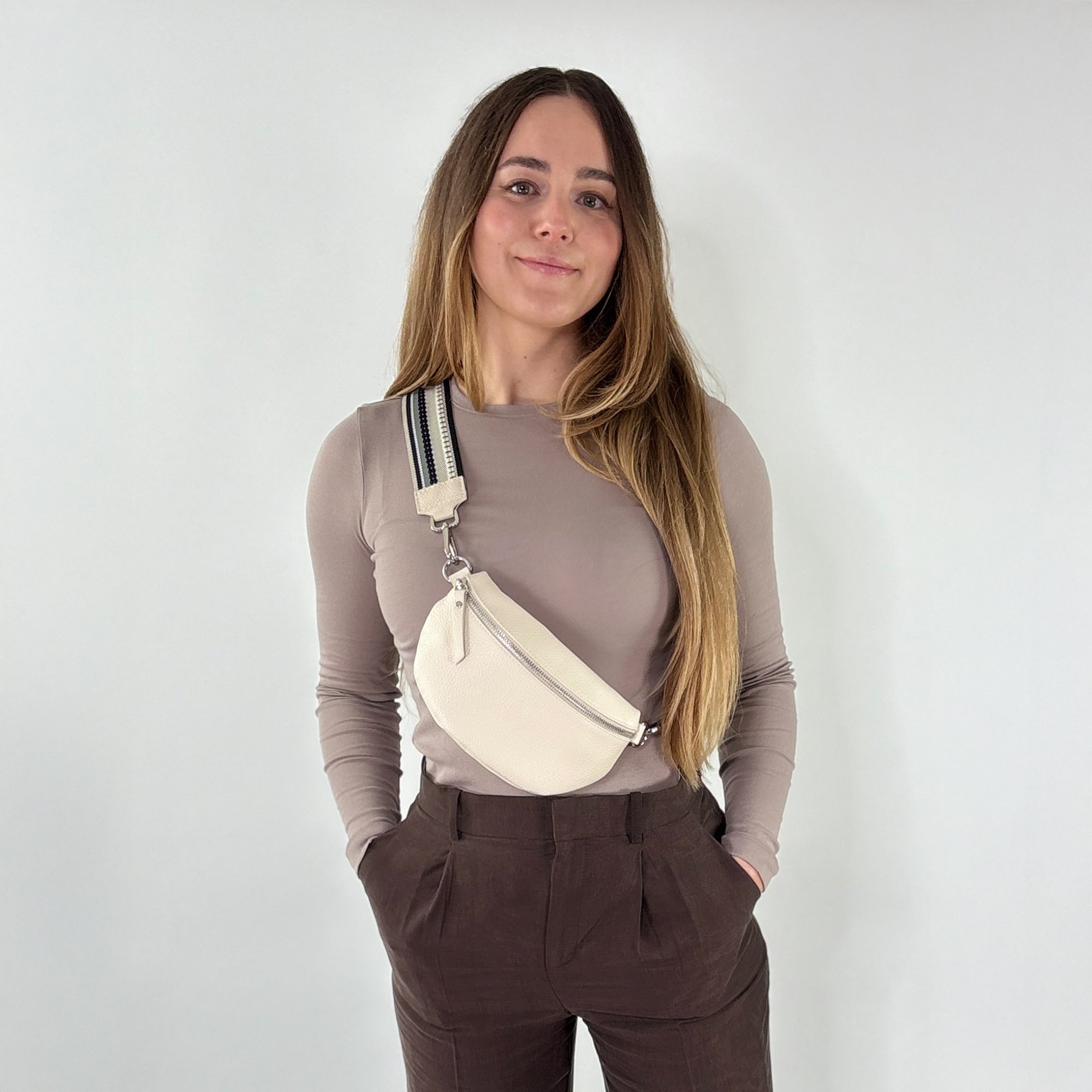 TONI Bauchtasche creme – Small