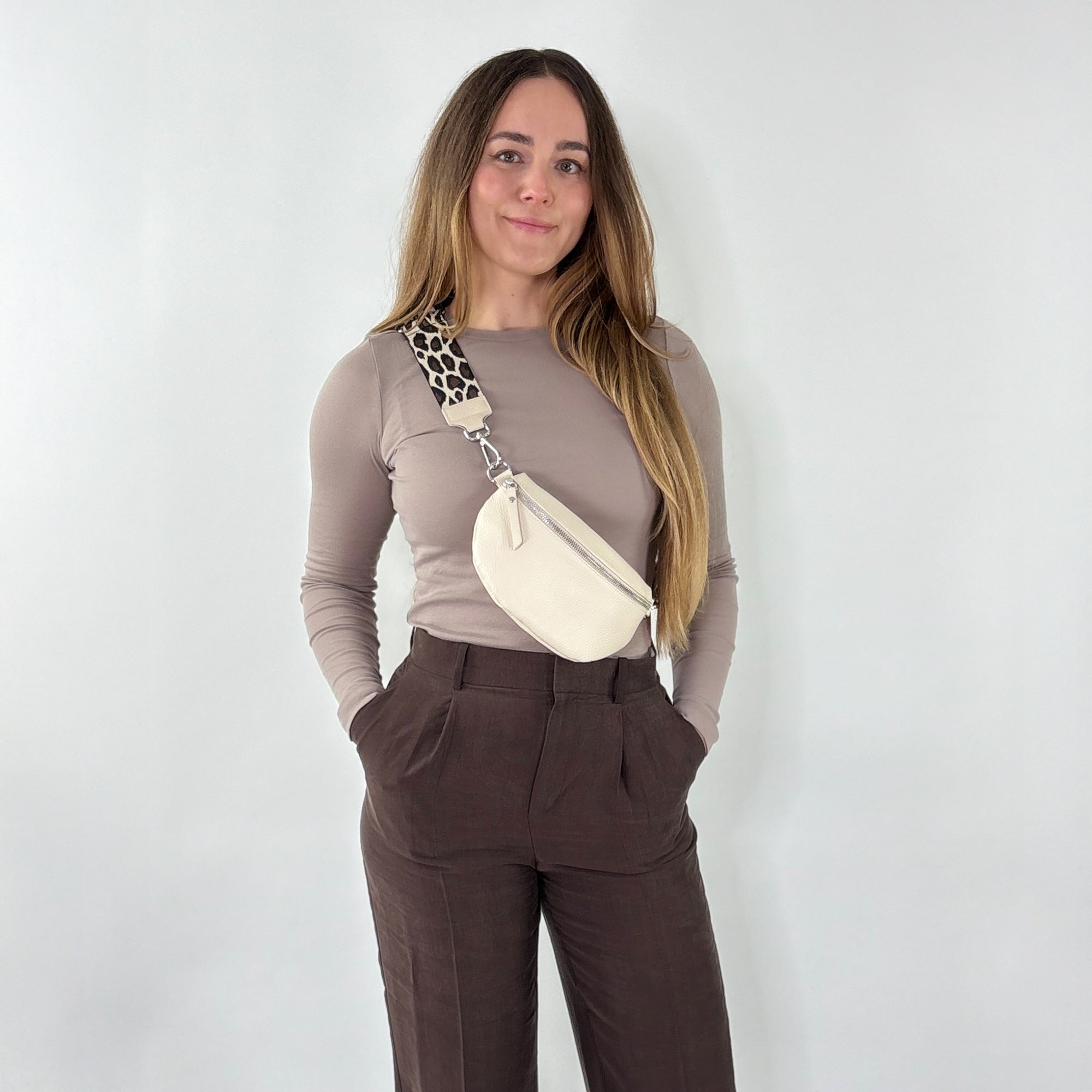 TONI Bauchtasche creme – Small
