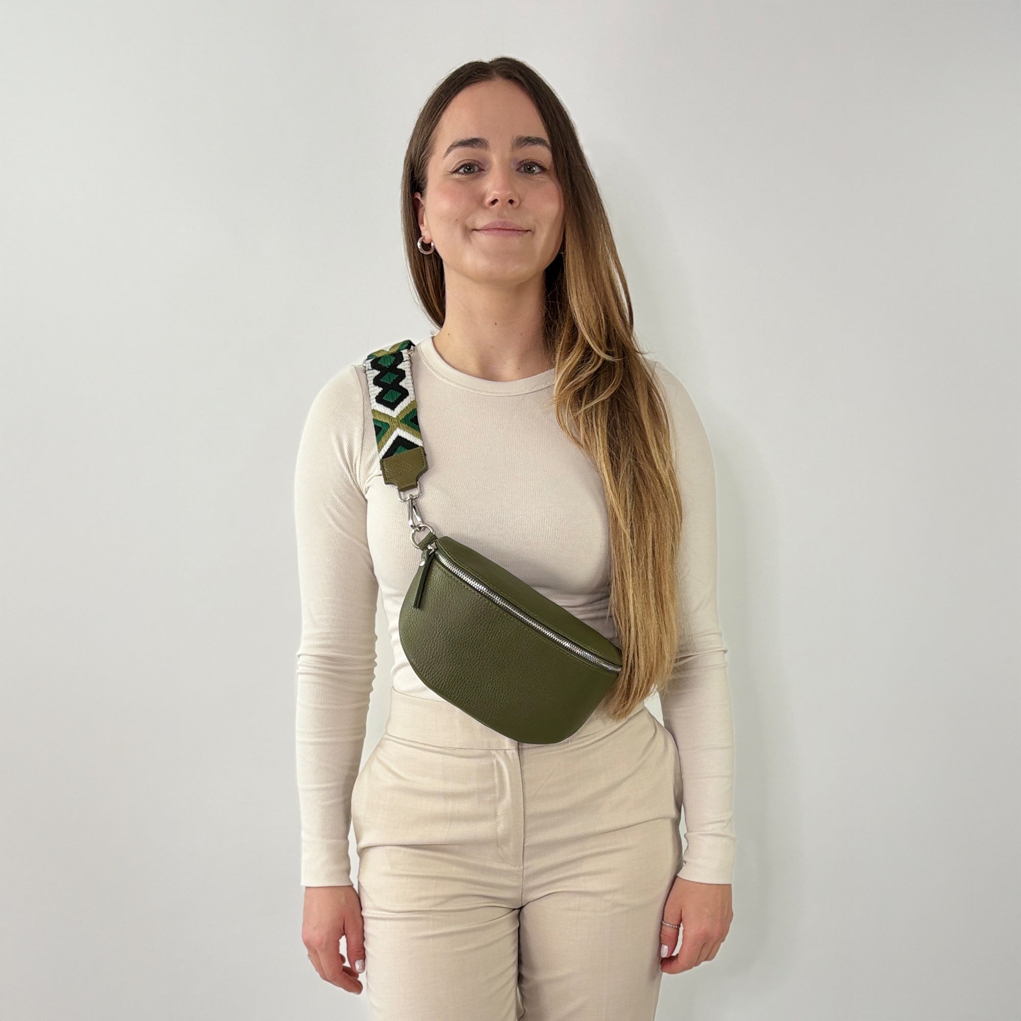 TONI Bauchtasche khaki – Medium