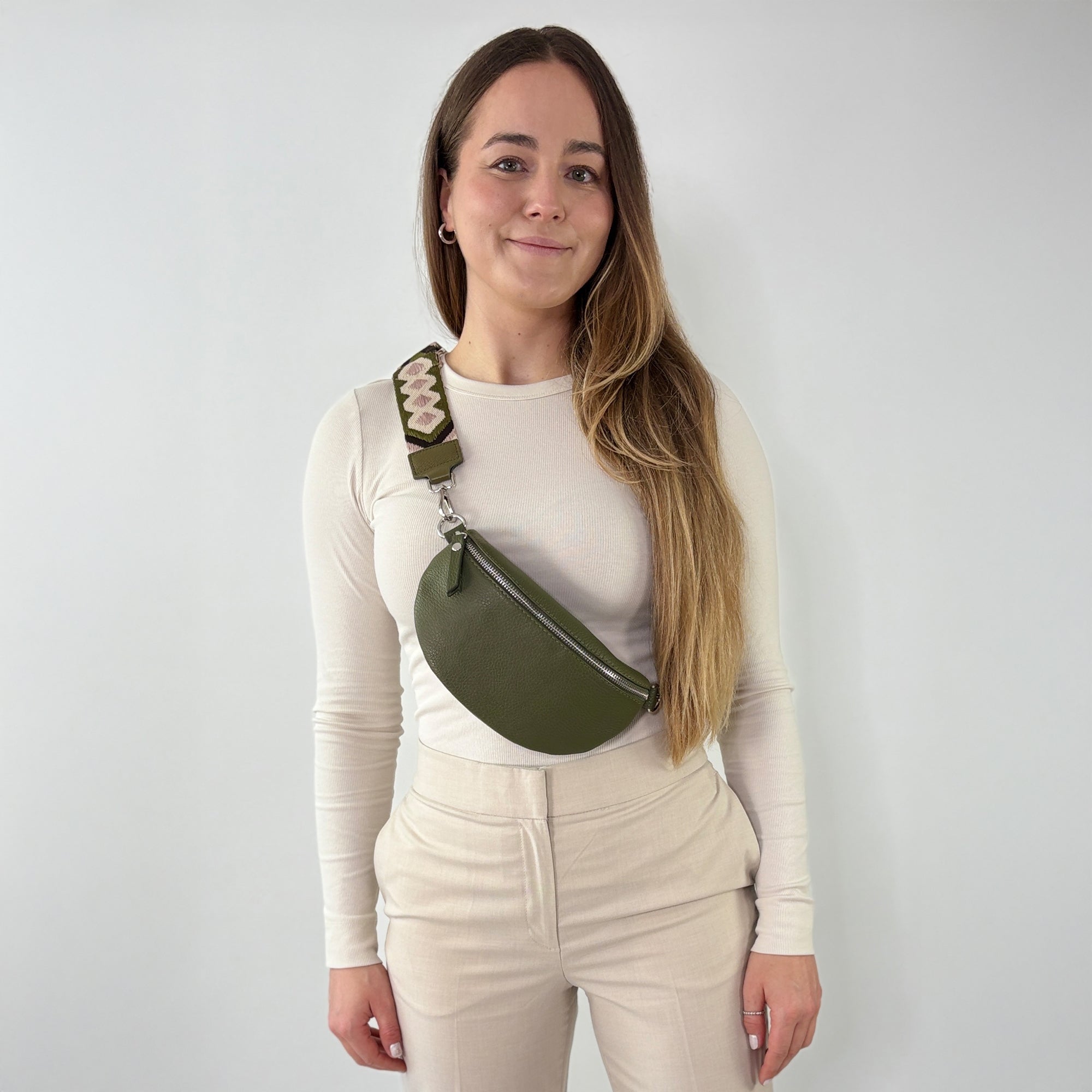 TONI Bauchtasche khaki – Small