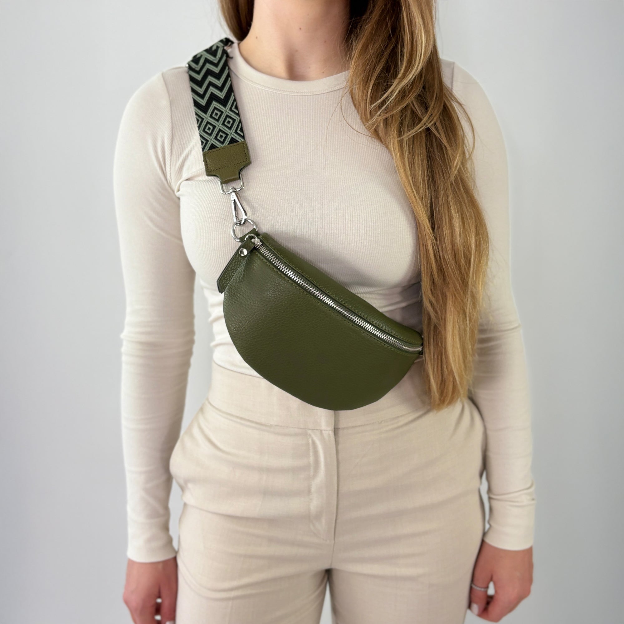 TONI Bauchtasche khaki – Small