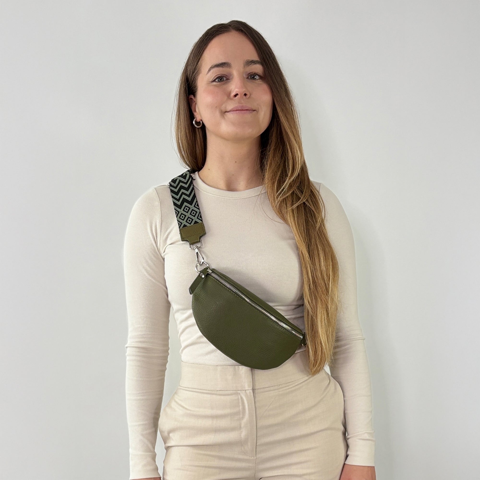 TONI Bauchtasche khaki – Small