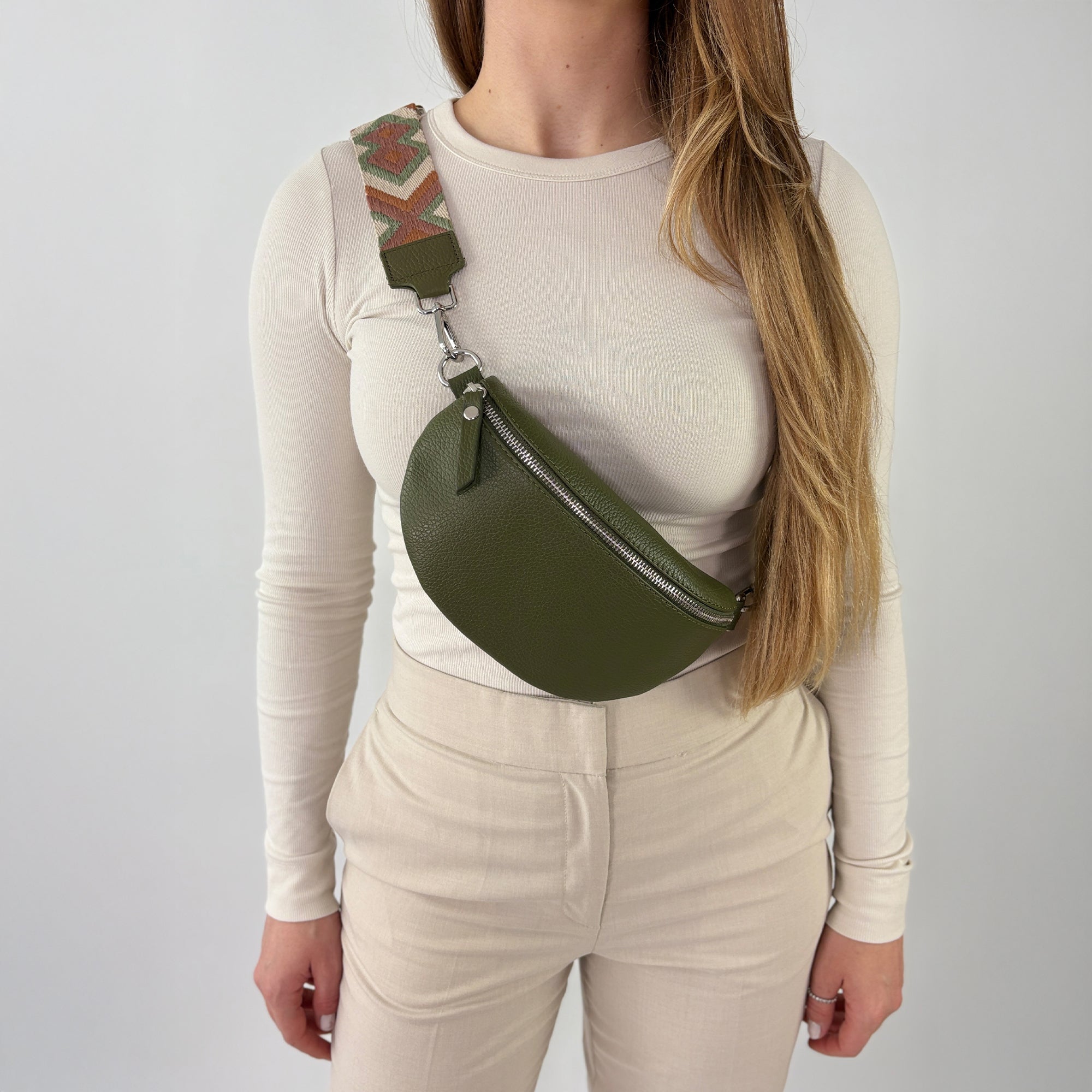 TONI Bauchtasche khaki – Small