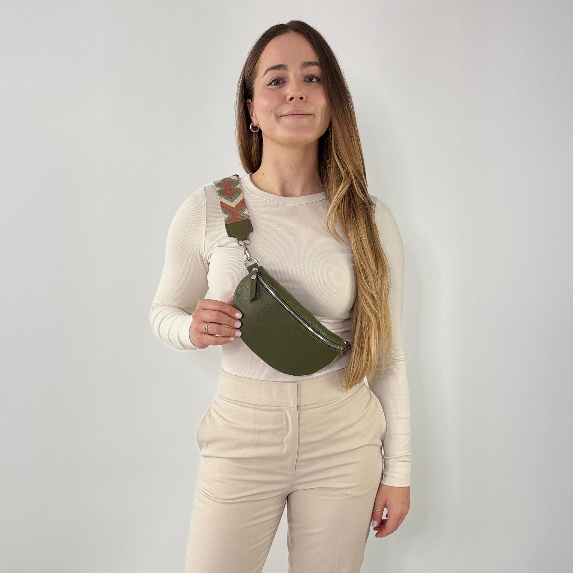 TONI Bauchtasche khaki – Small
