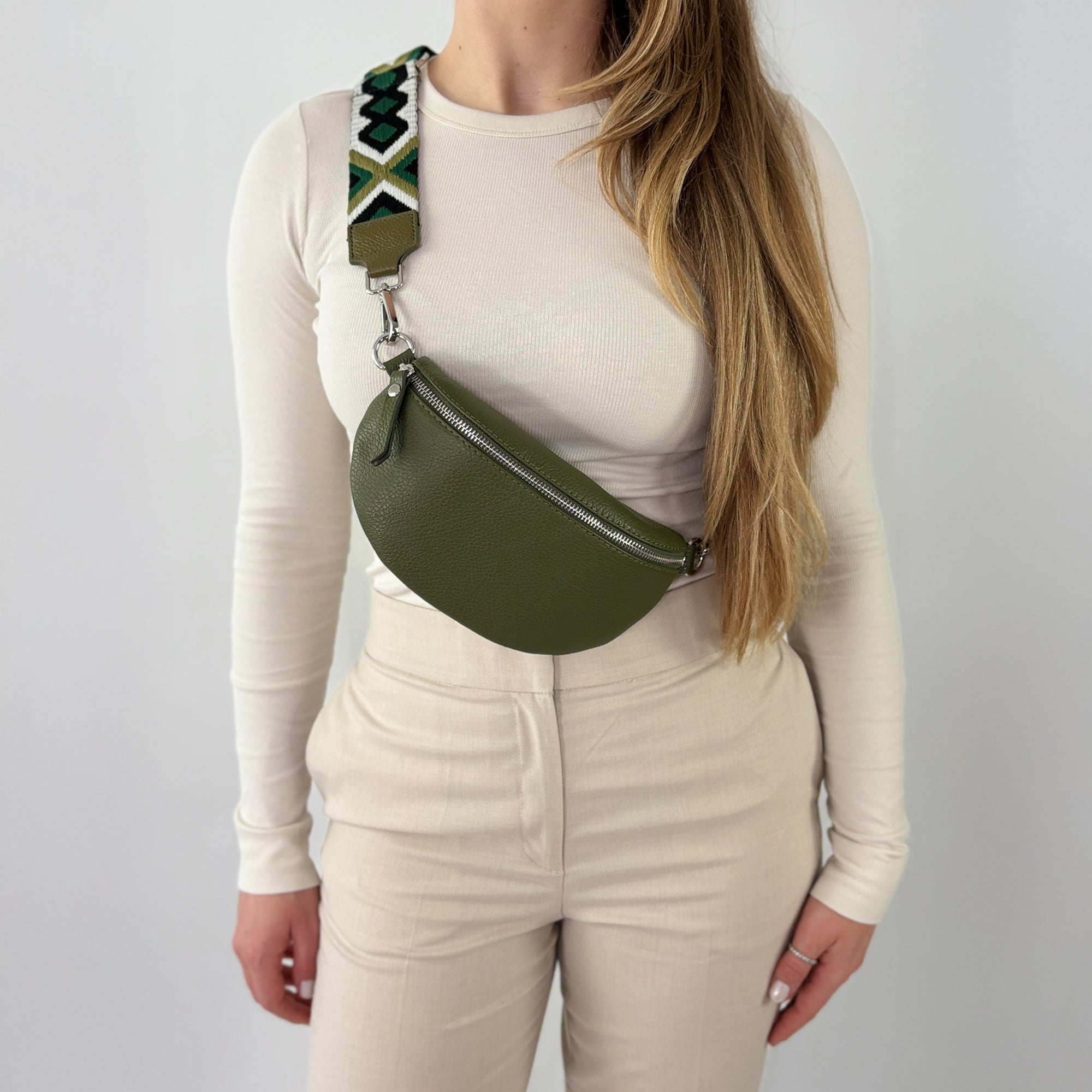 TONI Bauchtasche khaki – Small