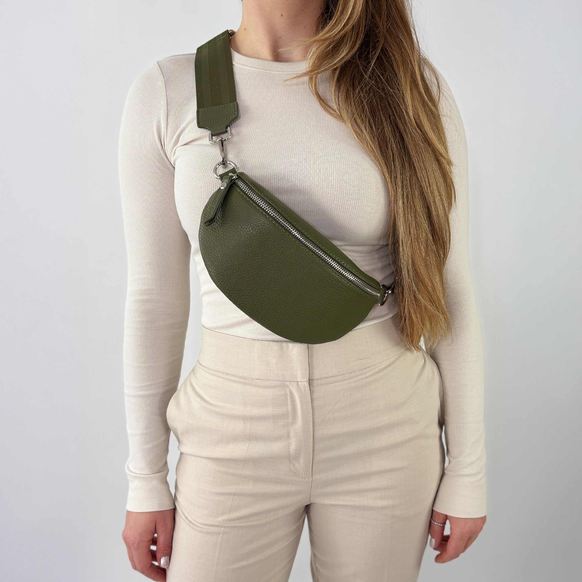 TONI Bauchtasche khaki – Small