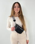 TONI Bauchtasche schwarz – Medium