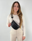 TONI Bauchtasche schwarz – Medium